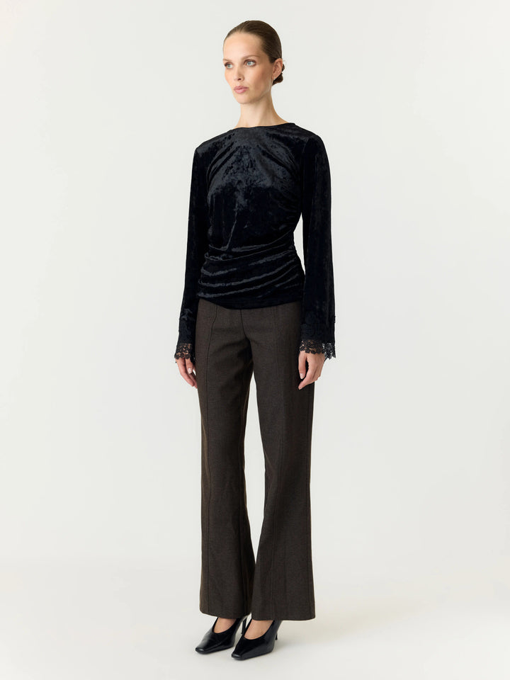 Vellia Ls Top Black