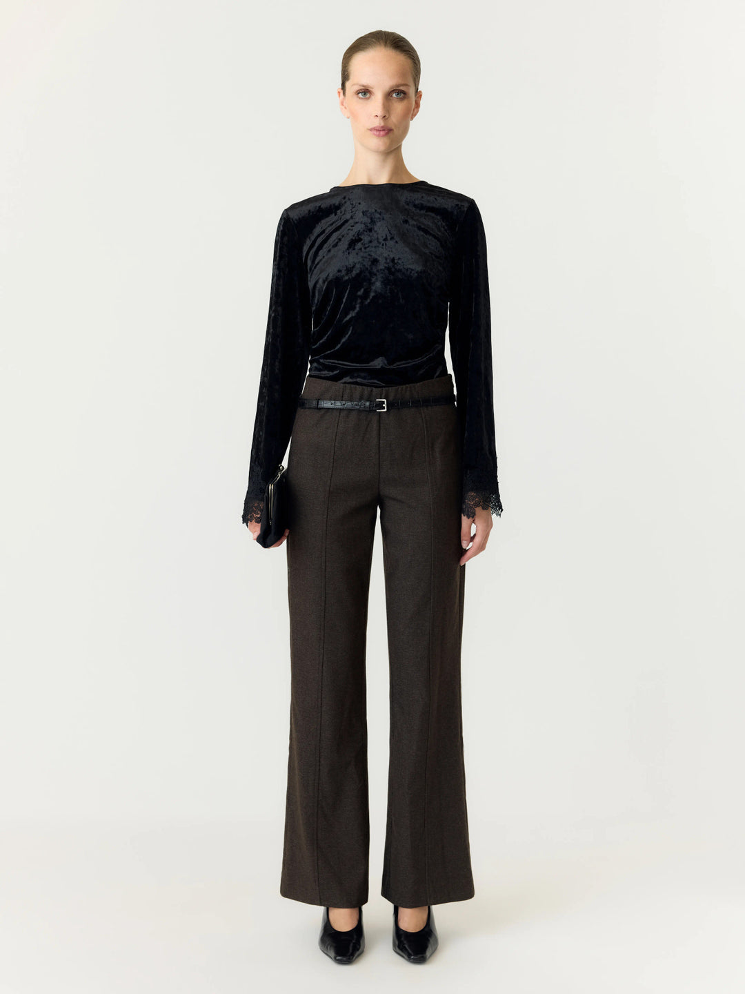 Vellia Ls Top Black