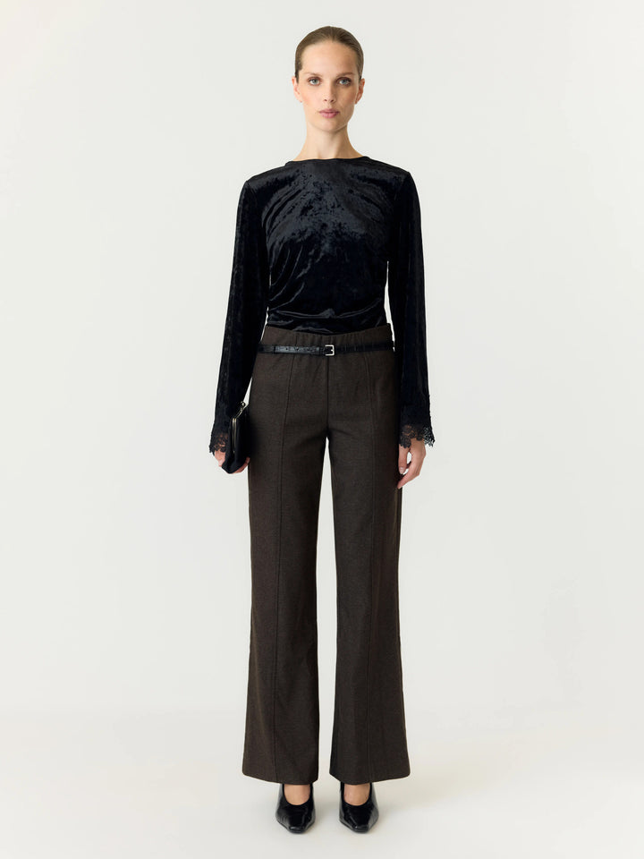 Vellia Ls Top Black