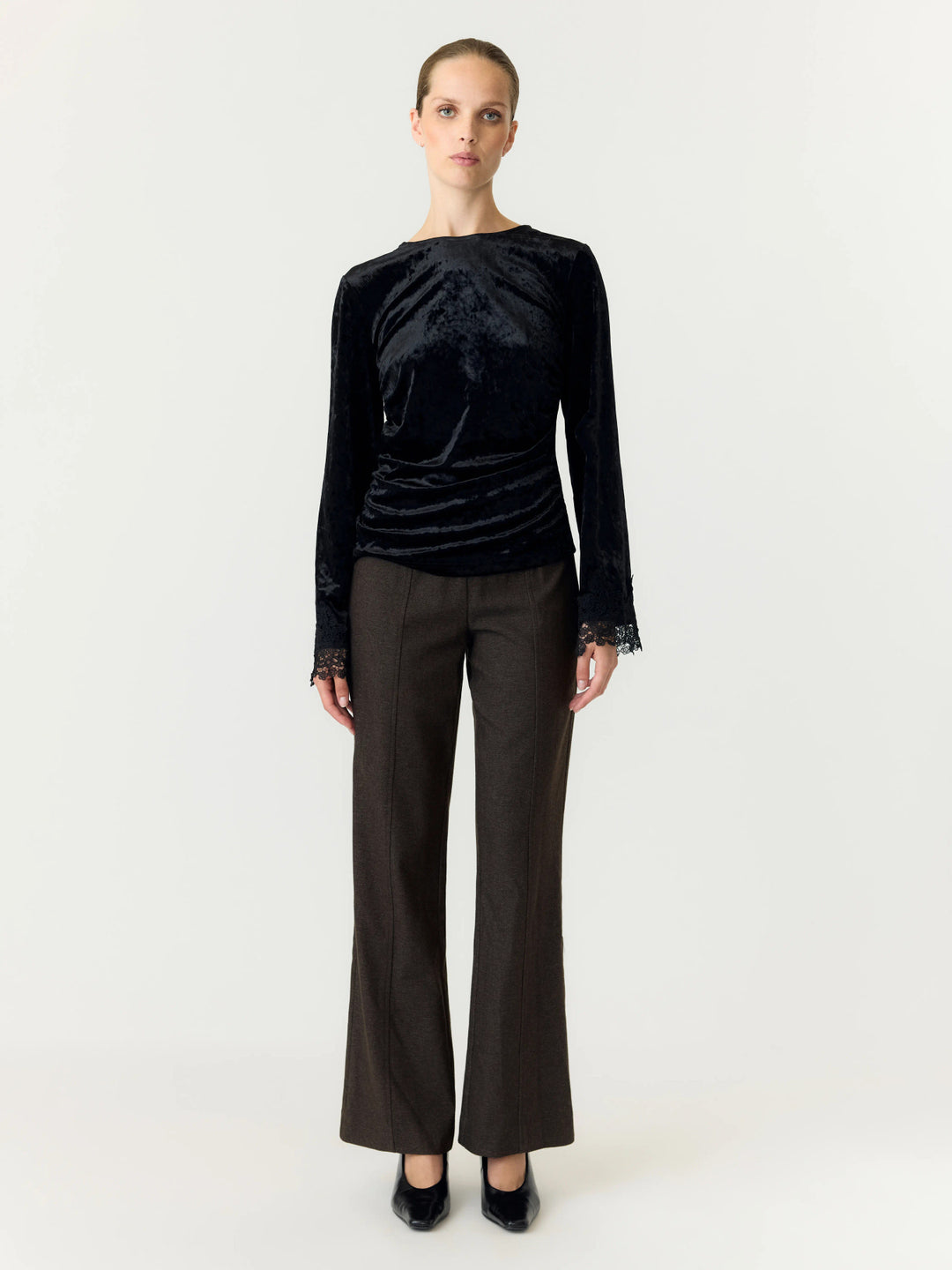 Vellia Ls Top Black