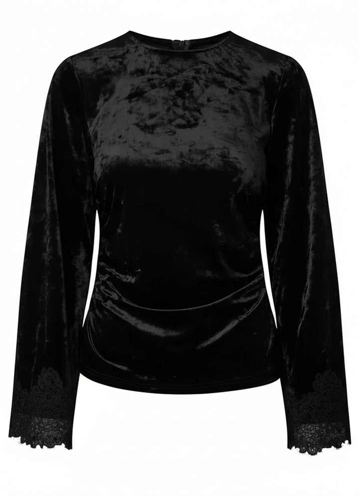 Vellia Ls Top Black