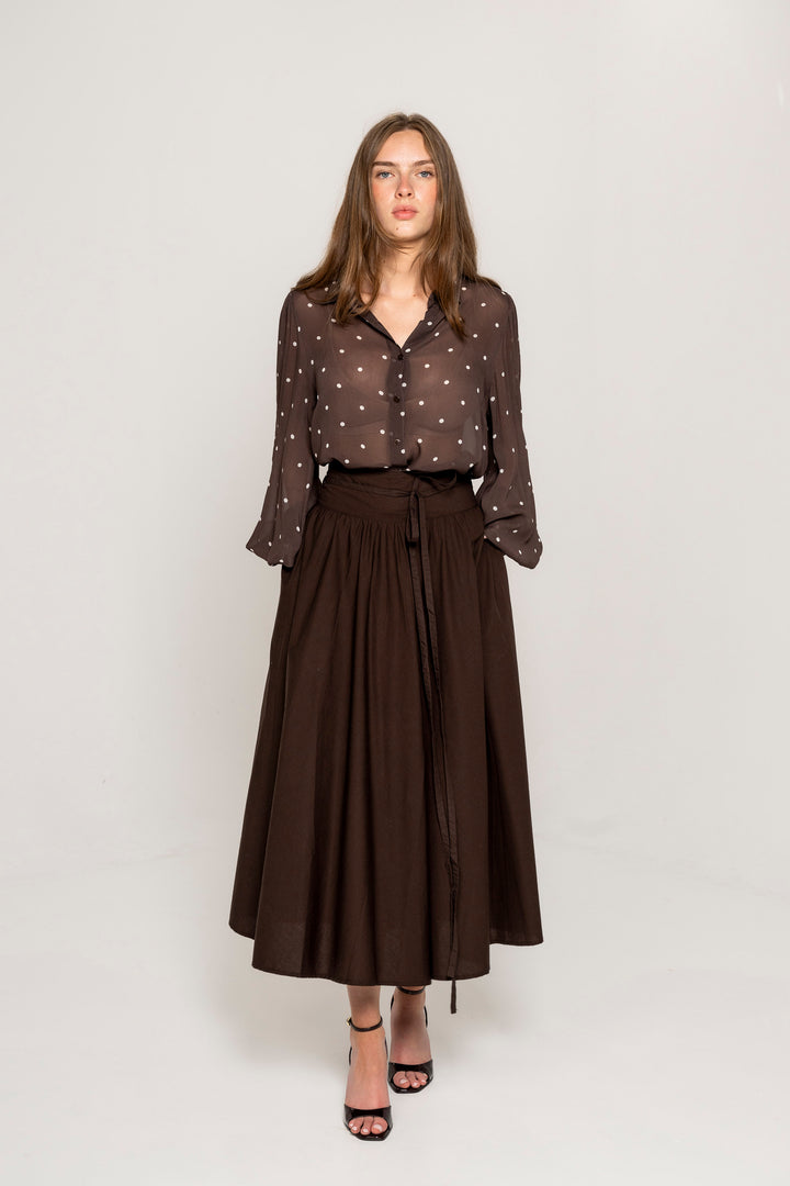 Anaya Shirt French Dot