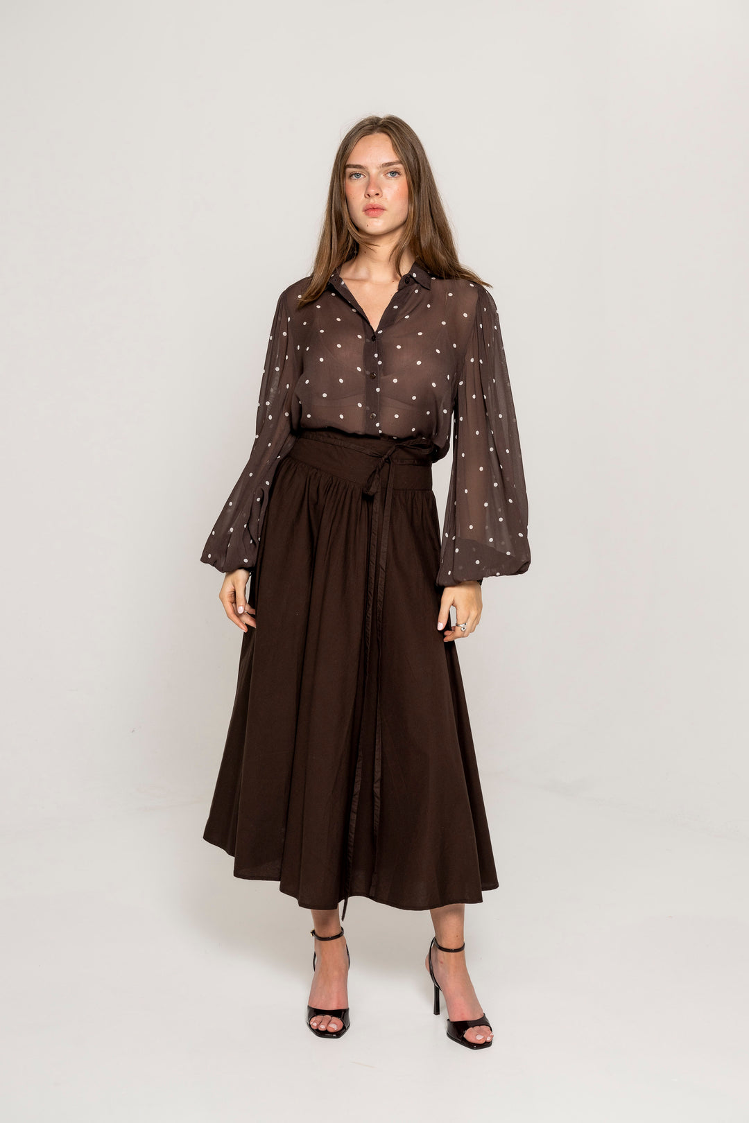 Anaya Shirt French Dot
