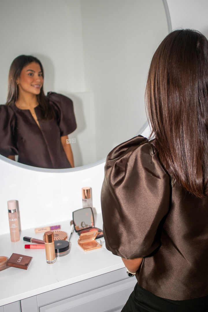 Maeve Blouse Dark Brown