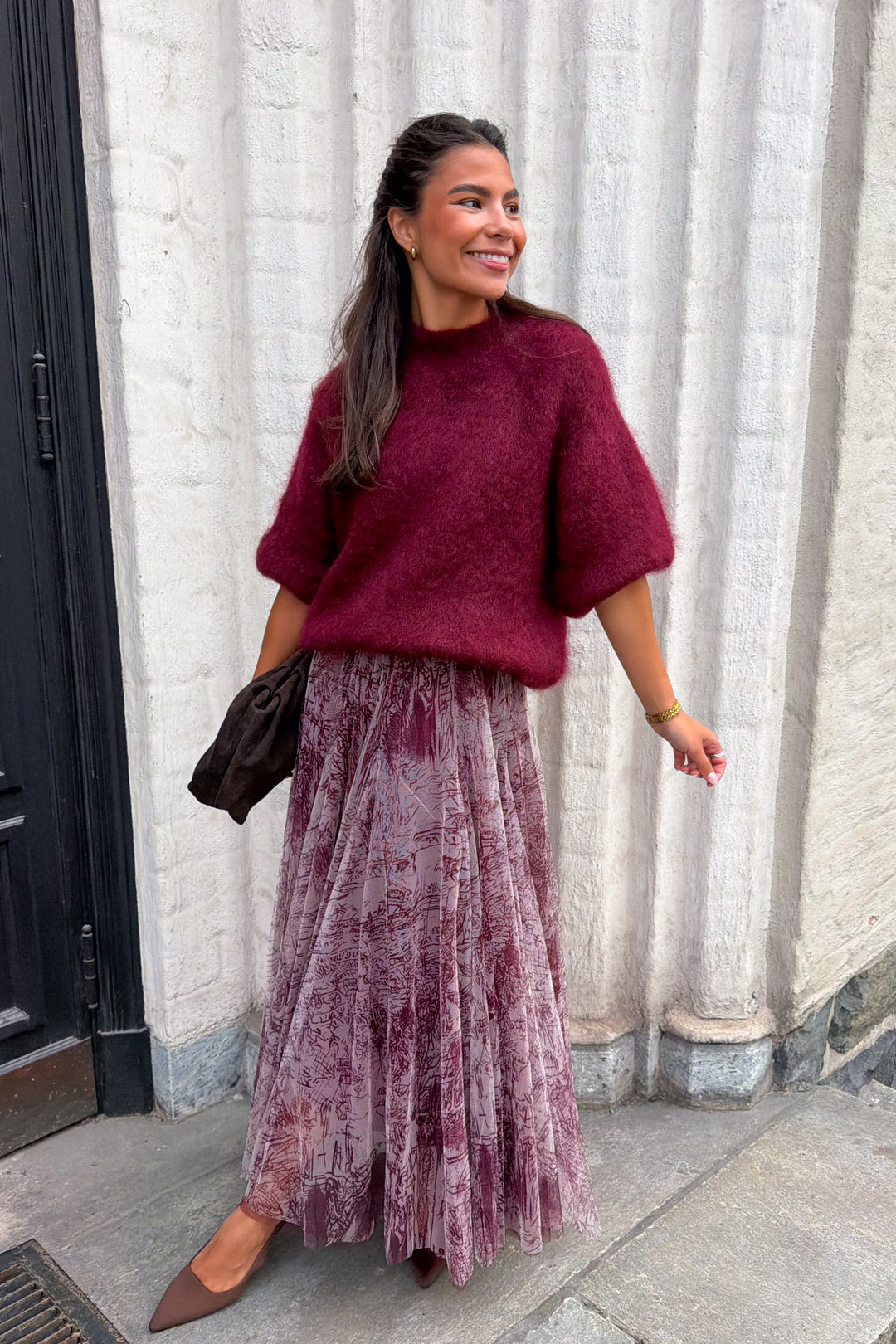 L Essentiel Kid Mohair Sweater Bordeaux