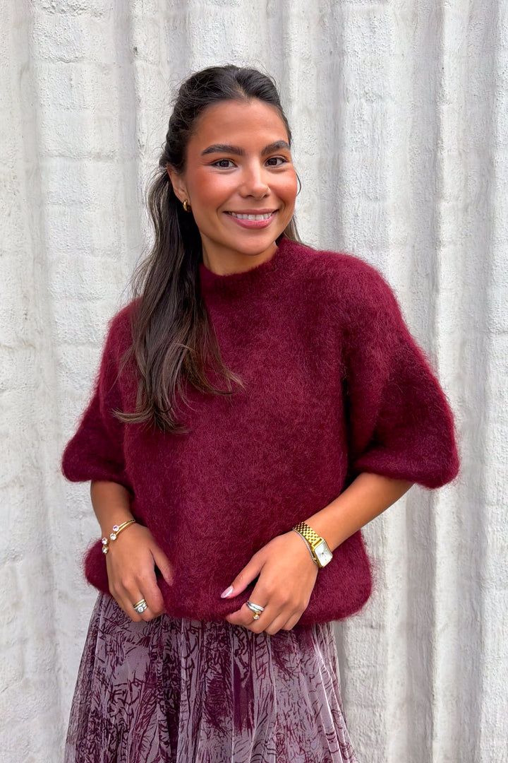 L Essentiel Kid Mohair Sweater Bordeaux