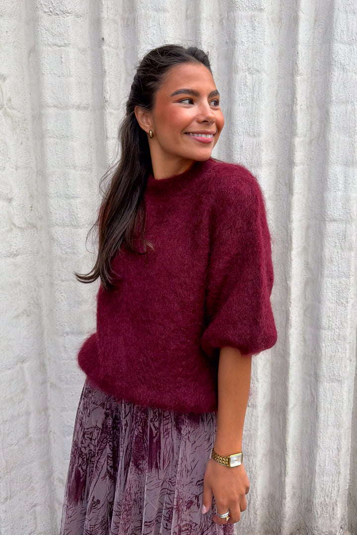 L Essentiel Kid Mohair Sweater Bordeaux