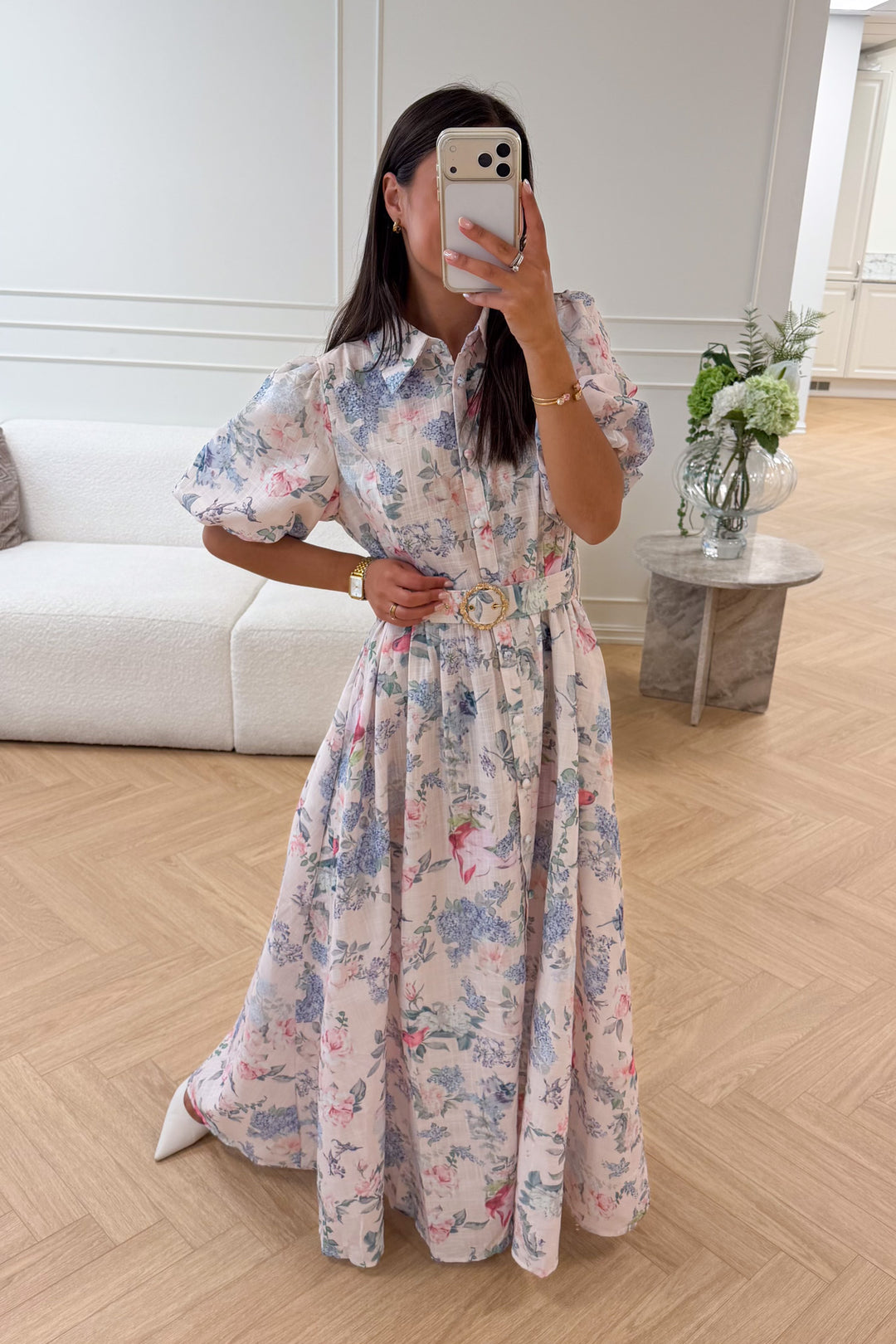 Gaia Maxi Dress Pink