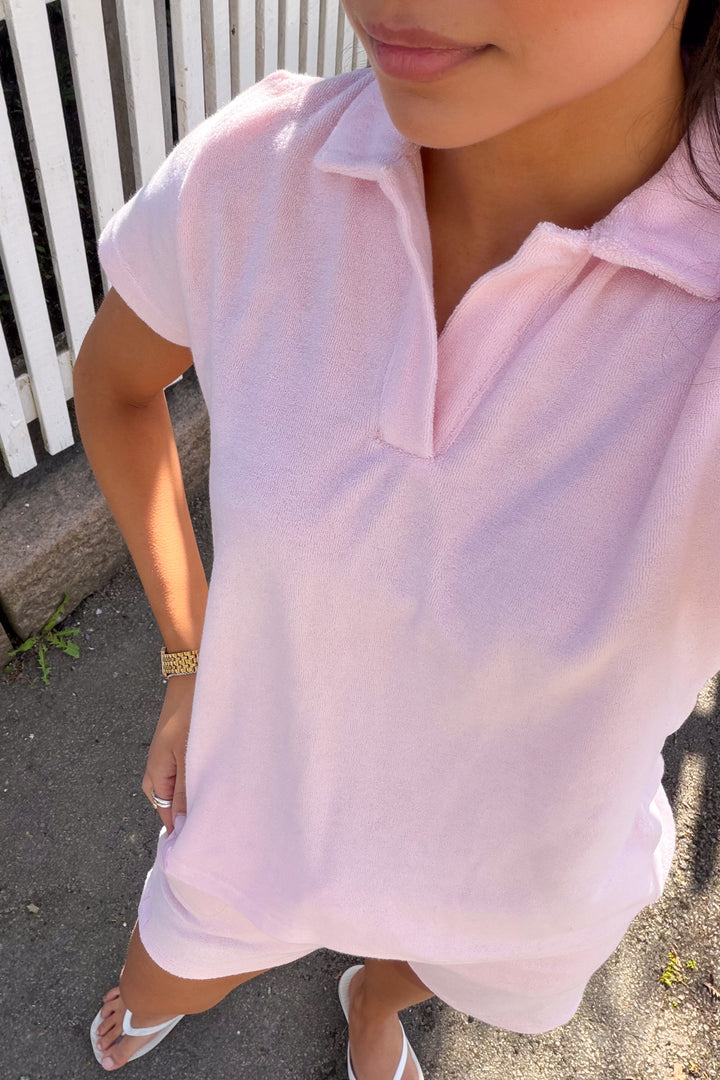 Mina Ss Polo Light Pink