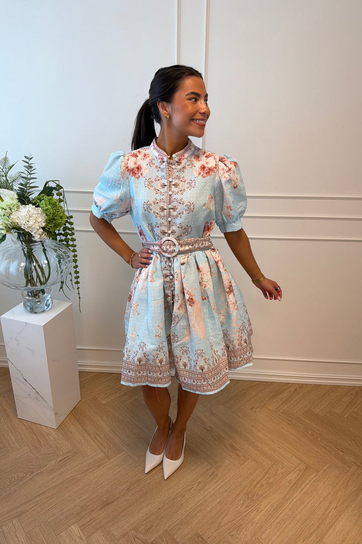 Frime Mini Dress Light Blue