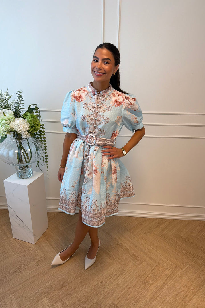 Frime Mini Dress Light Blue