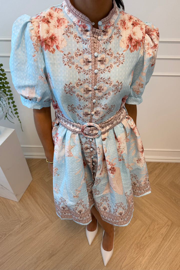 Frime Mini Dress Light Blue