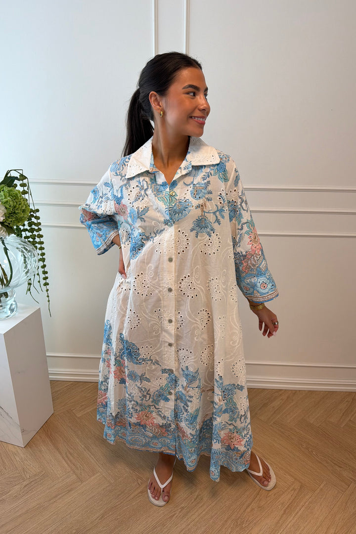 Mili Midi Blue Flower
