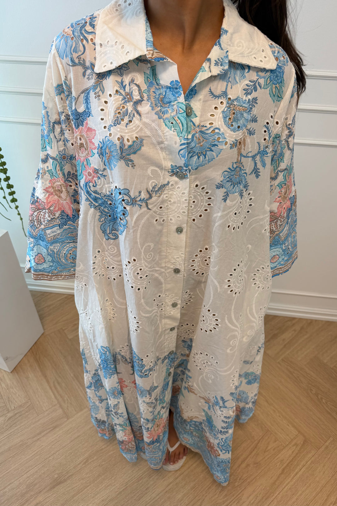 Mili Midi Blue Flower