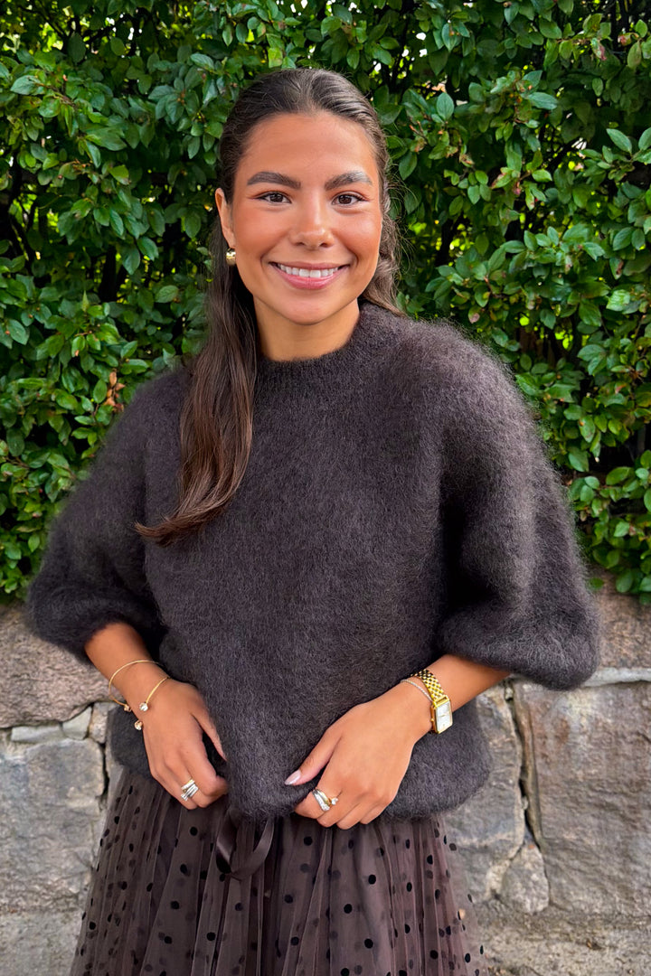 L Essentiel Kid Mohair Sweater Brown
