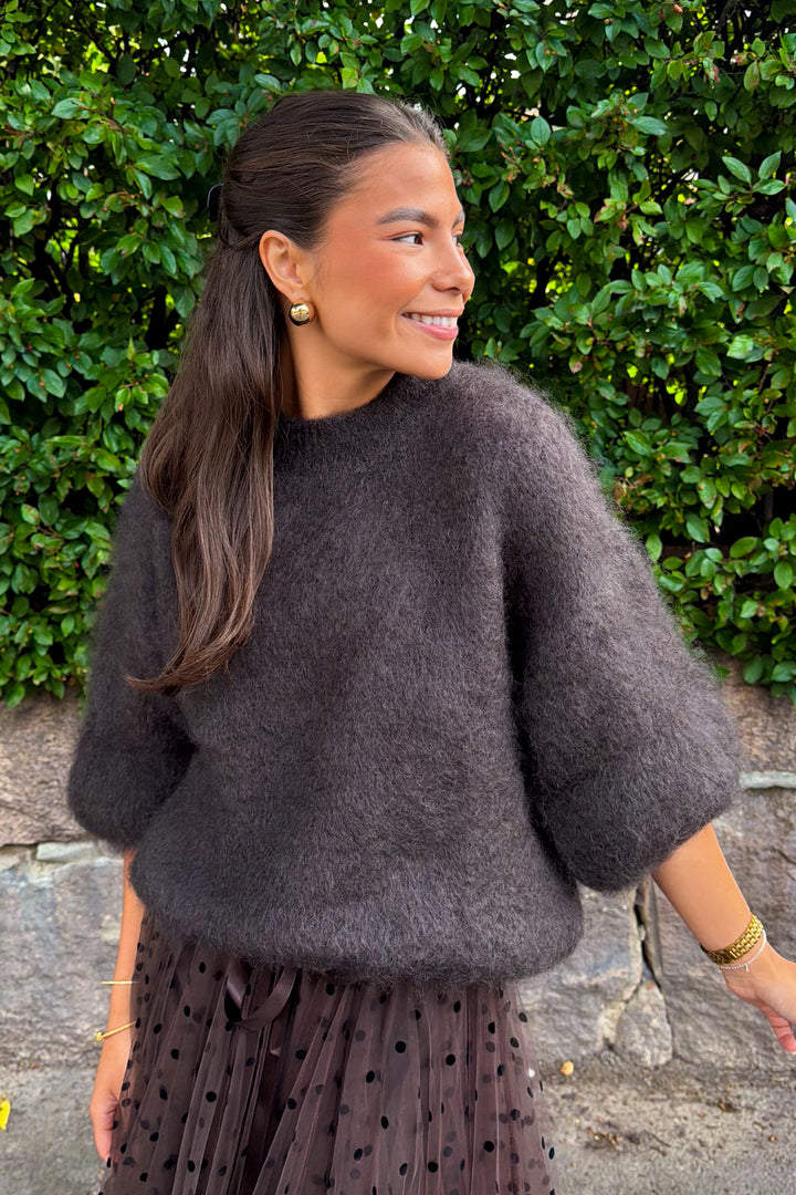 L Essentiel Kid Mohair Sweater Brown