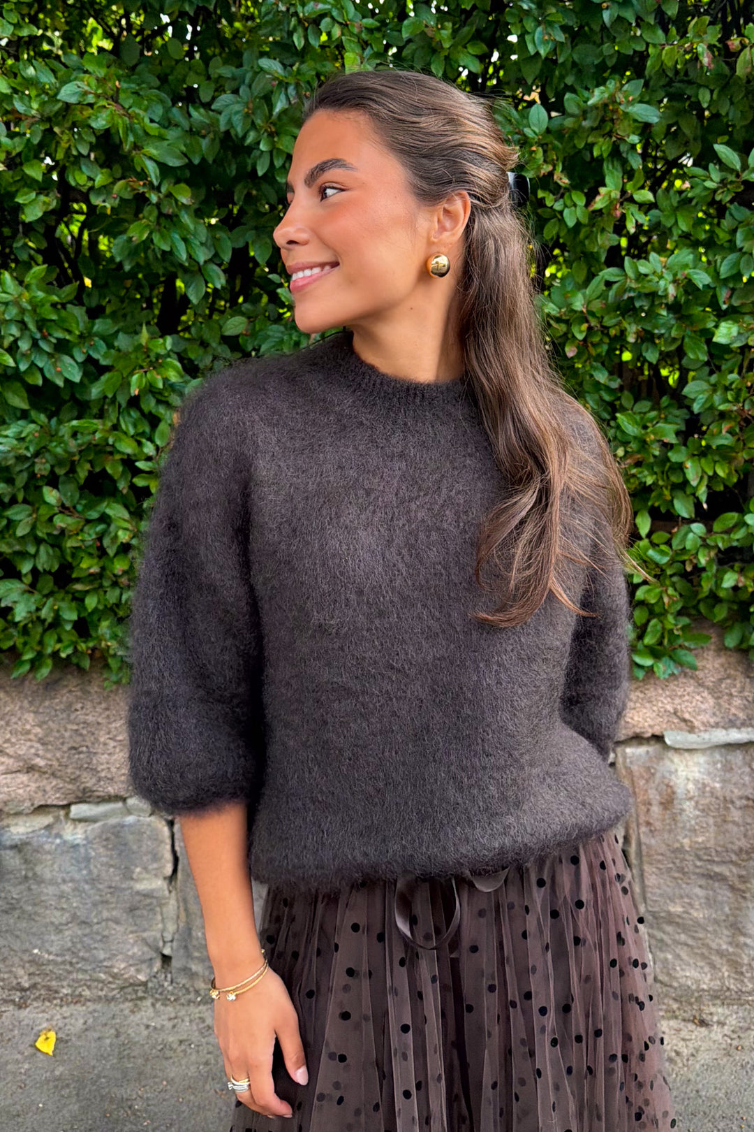 L Essentiel Kid Mohair Sweater Brown