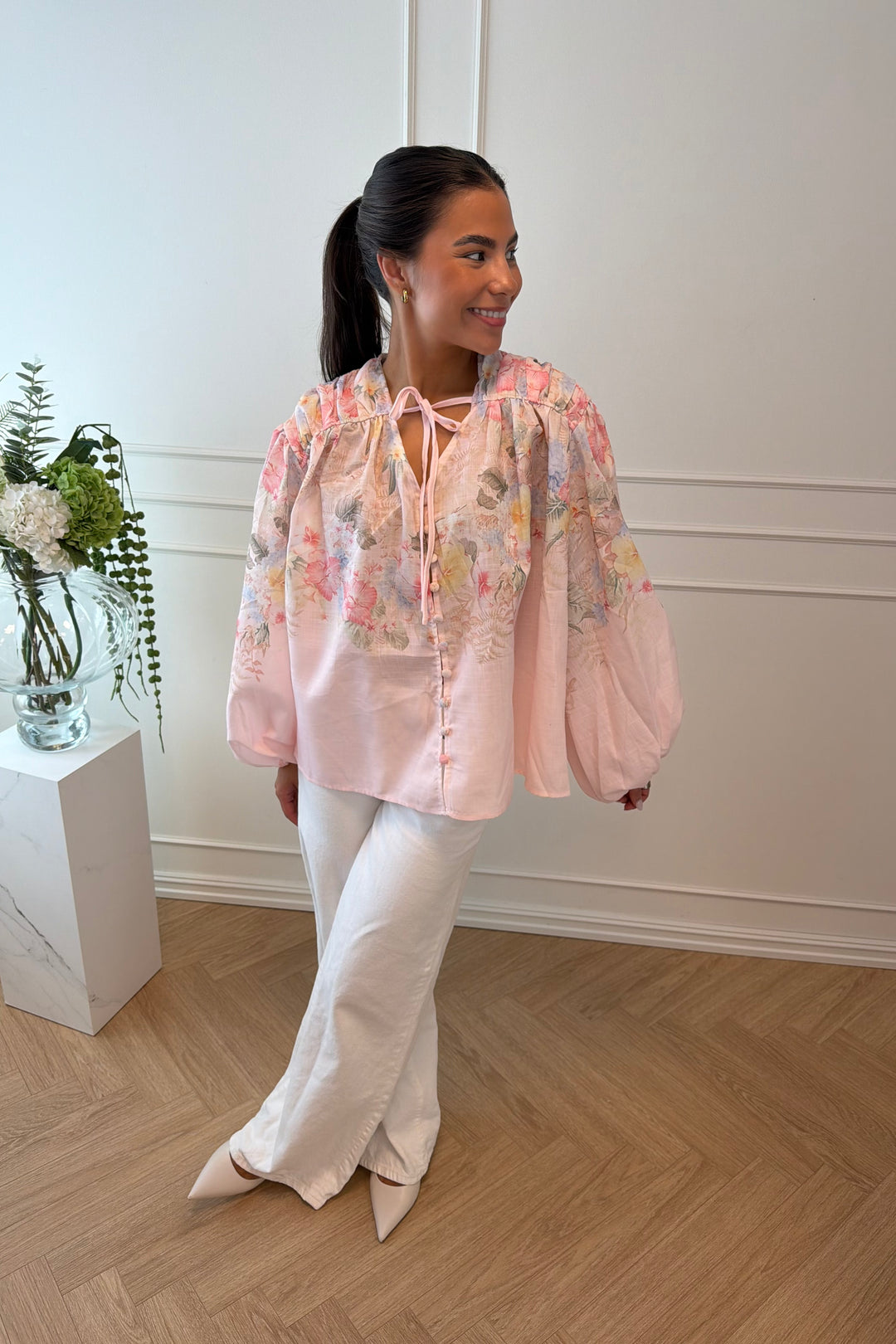 Spring Blouse Rose Flower