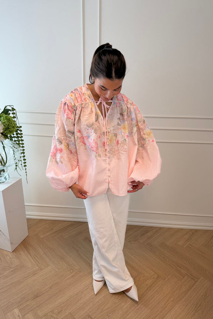 Spring Blouse Rose Flower