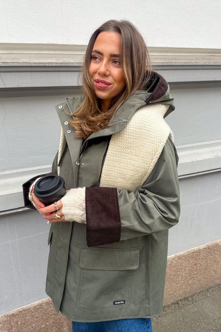 Gracelynn Hooded Jacket Mulled Basil