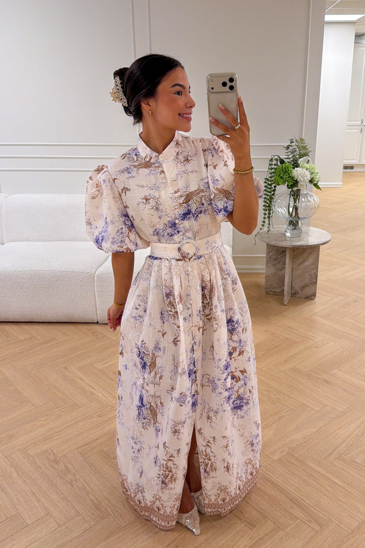 Clair Midi Dress Beige