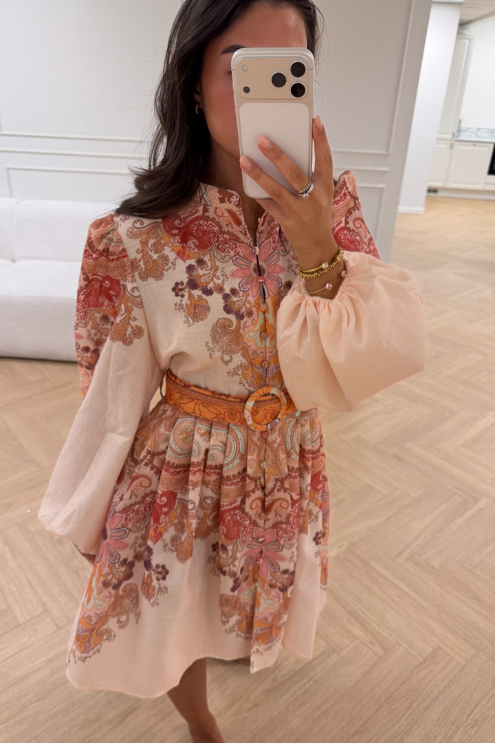 Osley Mini Dress Beige