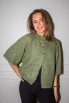 Benuta Fluffy Knit Cardigan Dusty Green