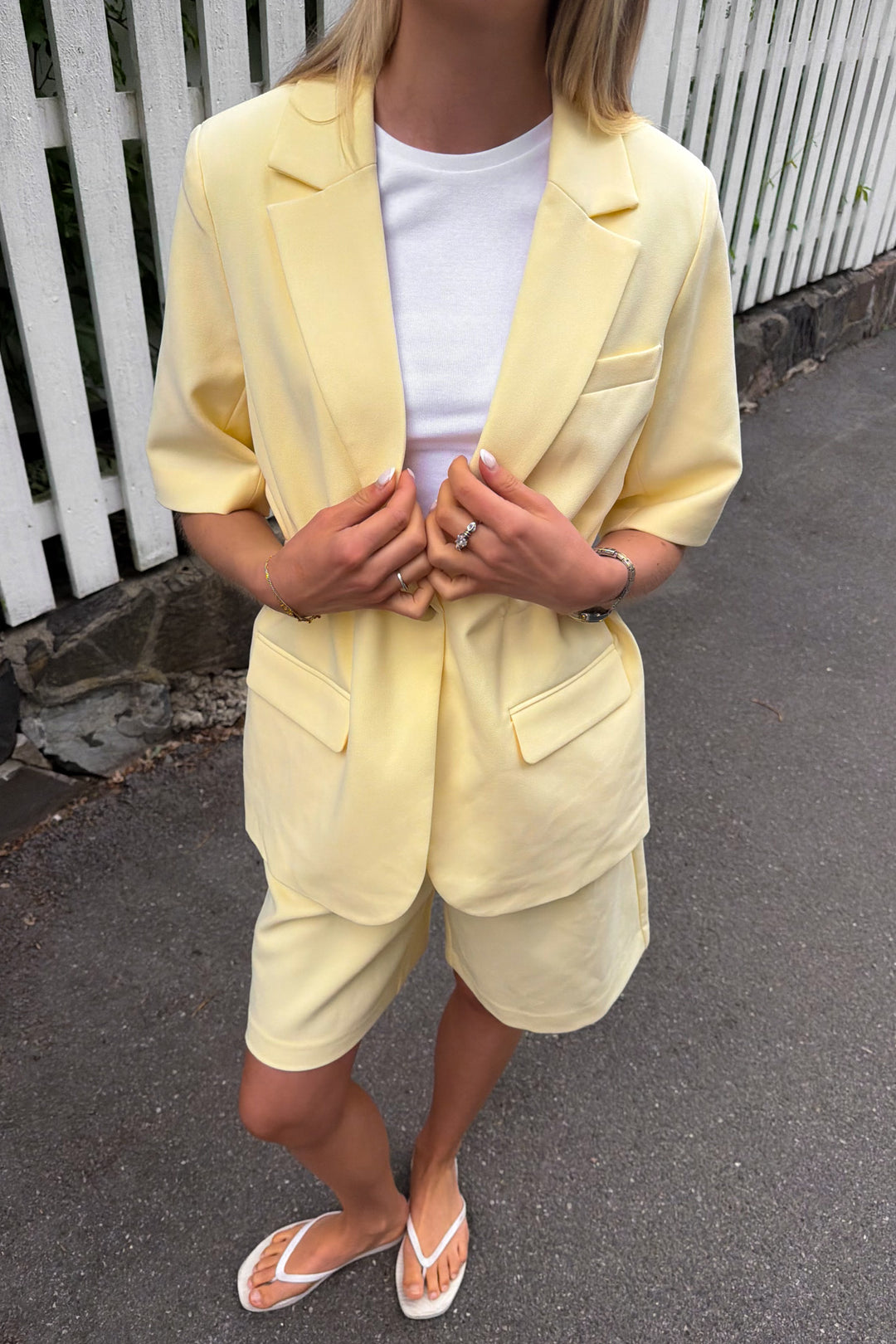 Likka 2/4 Tunnel Blazer Anise Flower