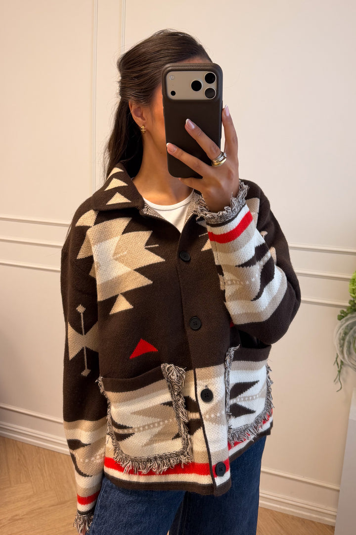 Inka Jacket Short Brown
