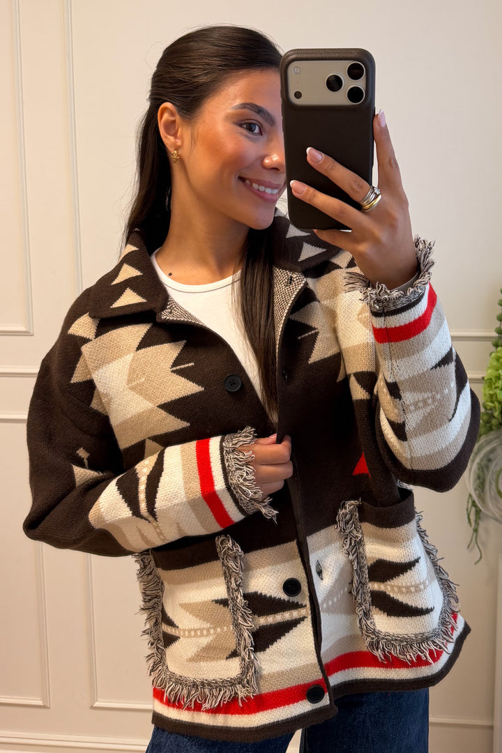 Inka Jacket Short Brown