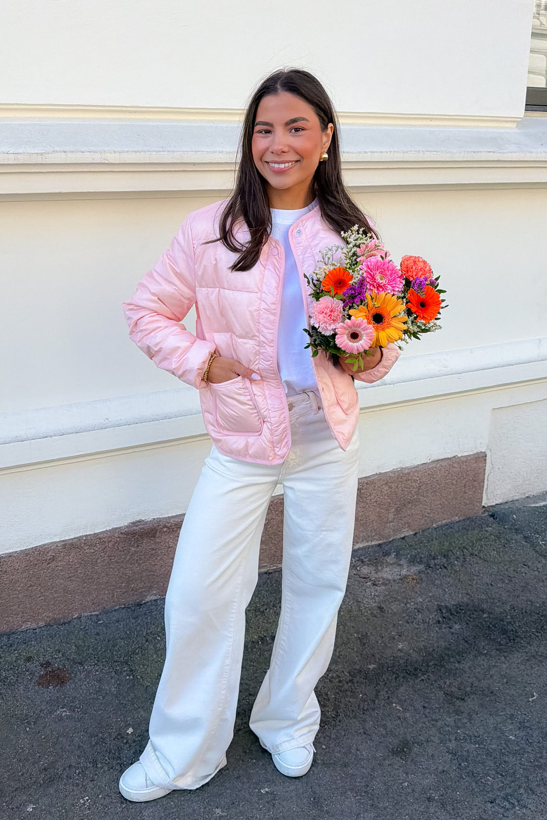 Thea Jacket Pale Rose