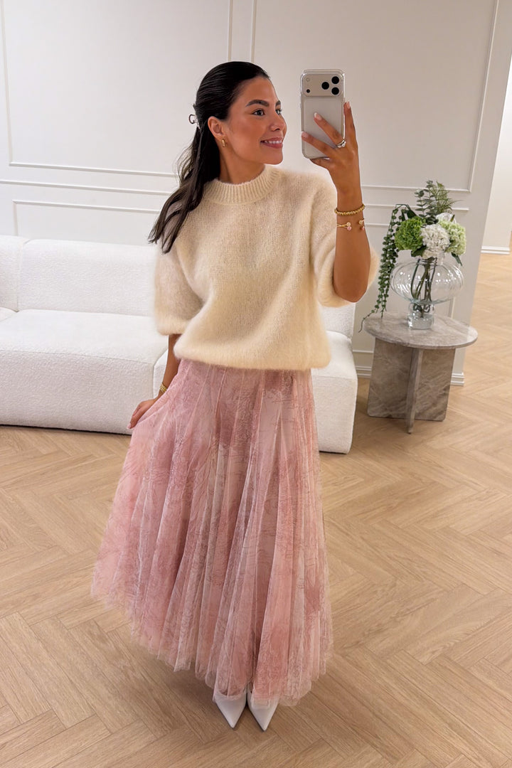 Choklate Tyll Skirt Pink Print