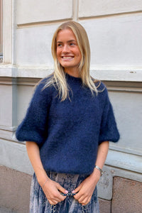 L Essentiel Kid Mohair Sweater Marine