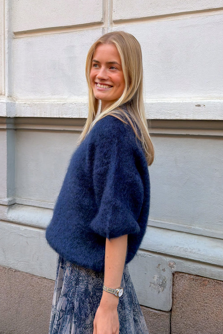 L Essentiel Kid Mohair Sweater Marine