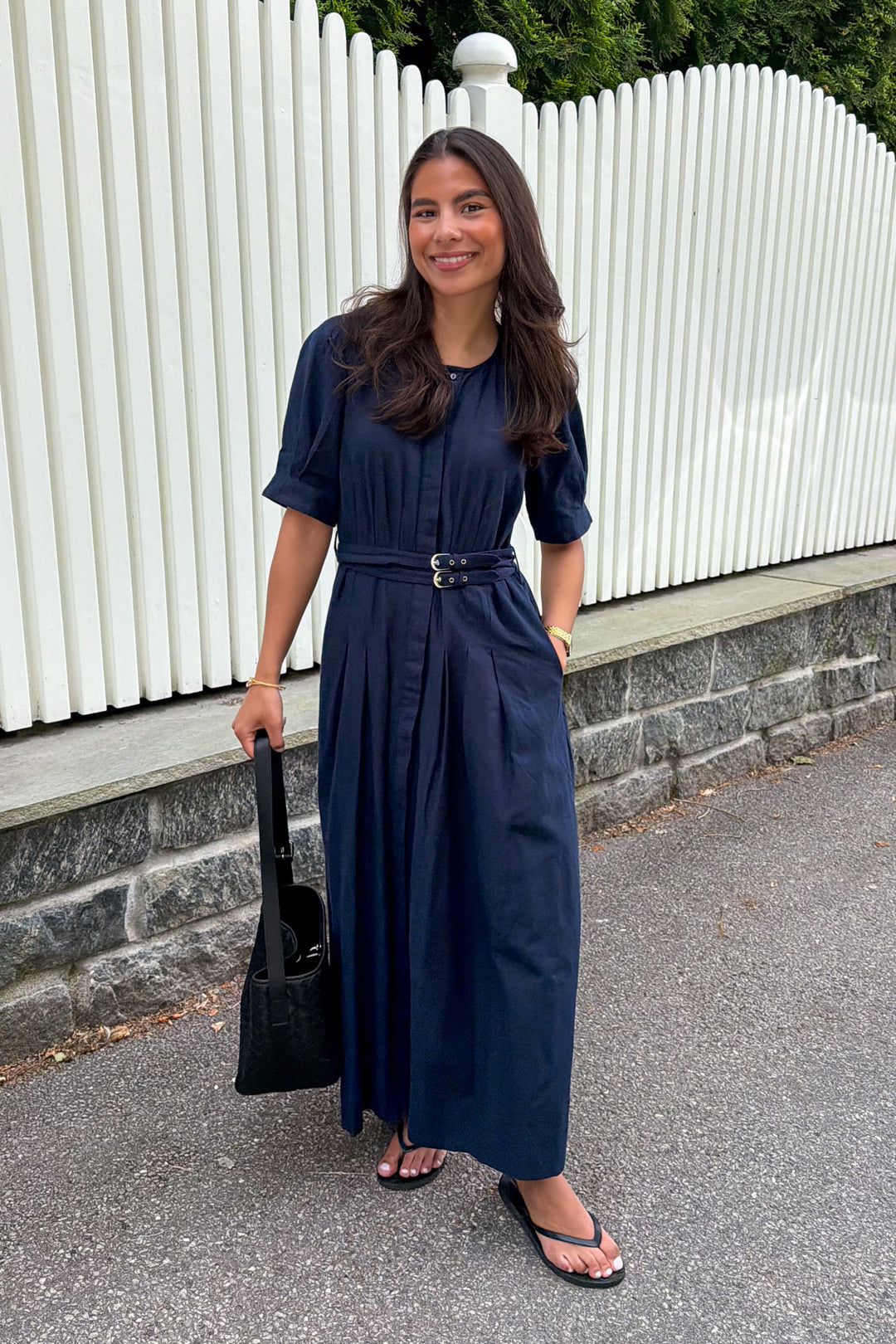 Maruma 2/4 Long Dress Navy Blazer