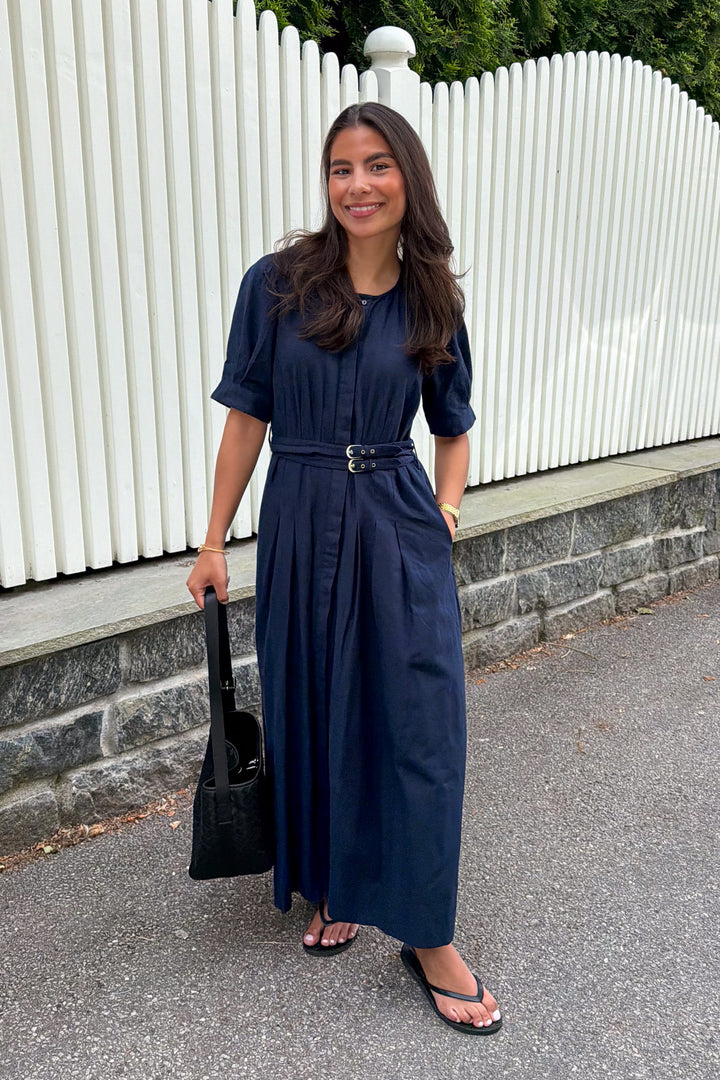 Maruma 2/4 Long Dress Navy Blazer