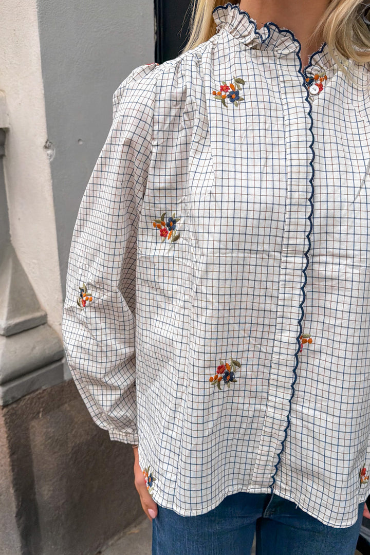 Checks Shirt Bleu