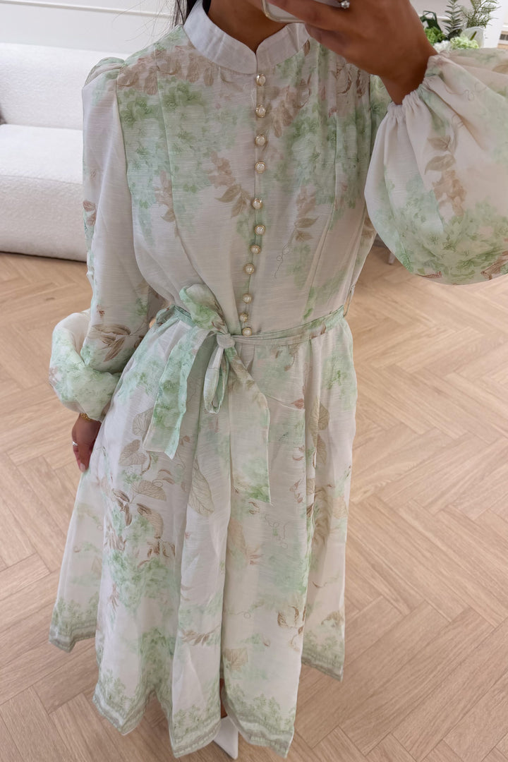 Evy Midi Dress Vert