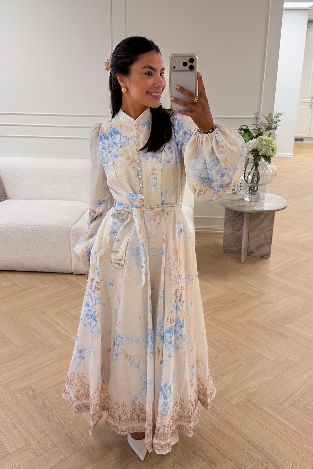 Evy Midi Dress Blue