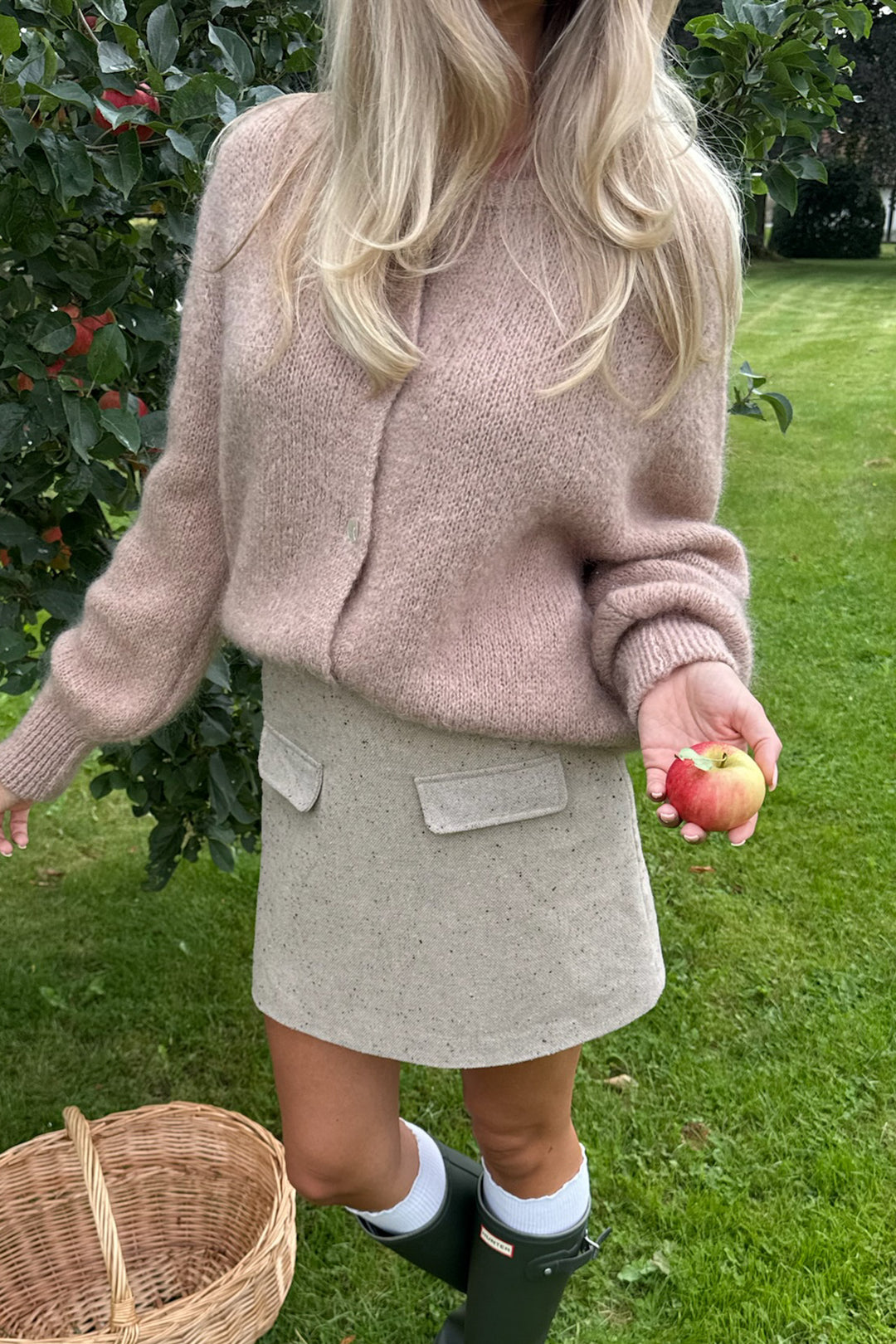 Ida Cardigan Dark Beige
