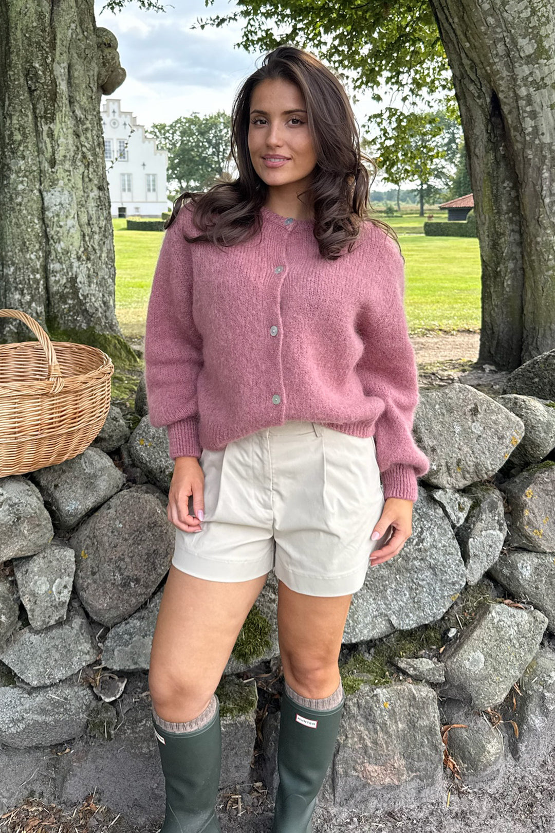 Ida Cardigan Dusty Rose