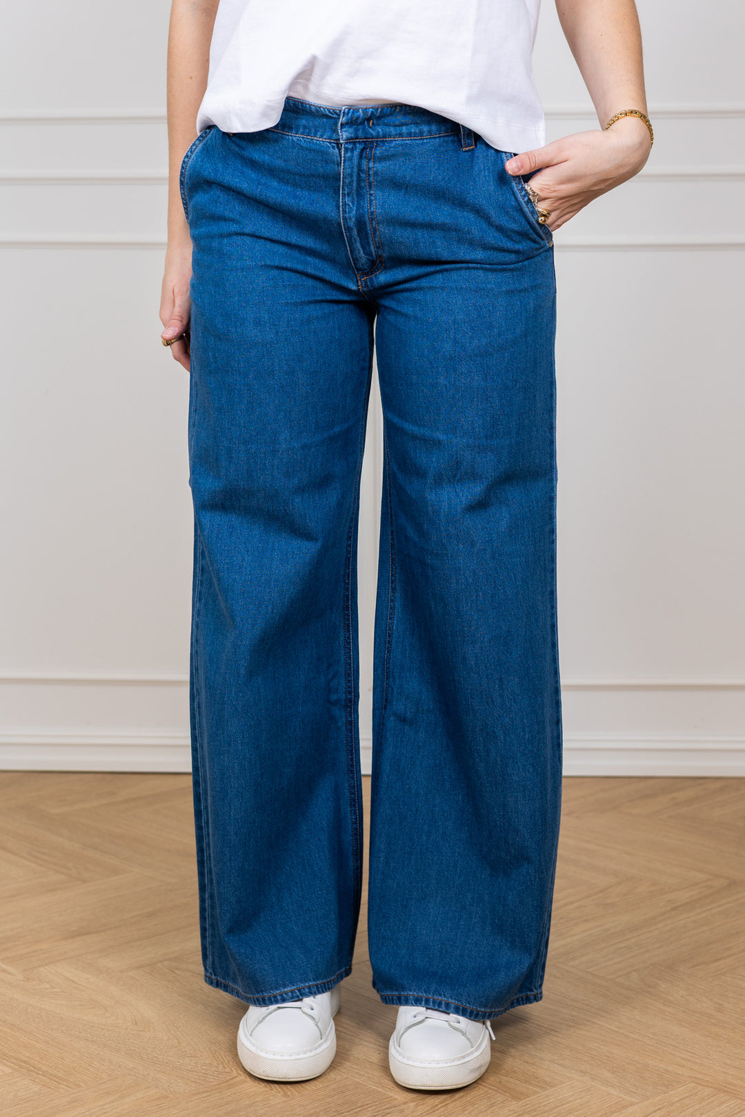 Safinas Pants Medium Blue Denim