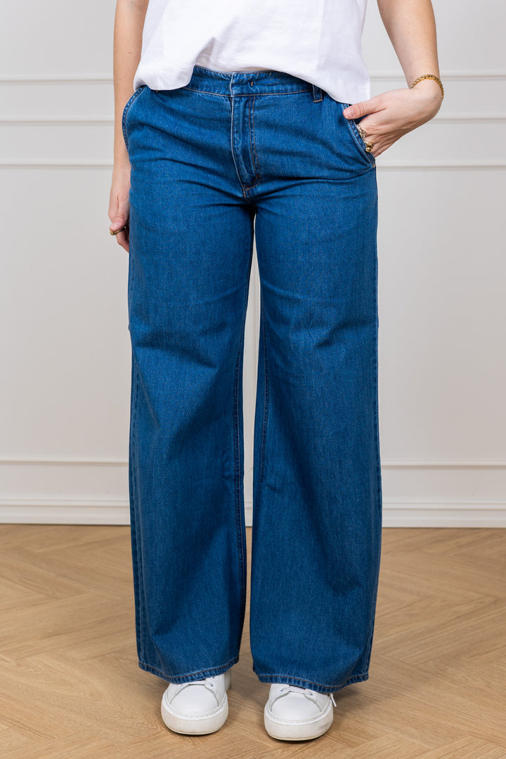 Safinas Pants Medium Blue Denim