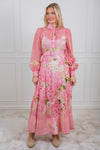 Organza Belt Dress Cherry Blossom