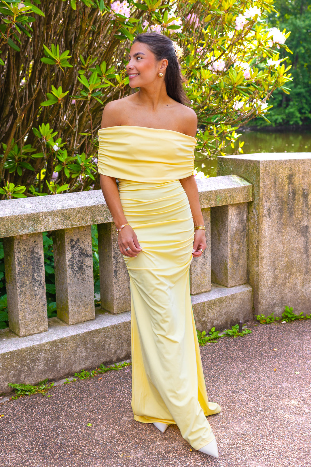 Athena Maxi Dress Yellow