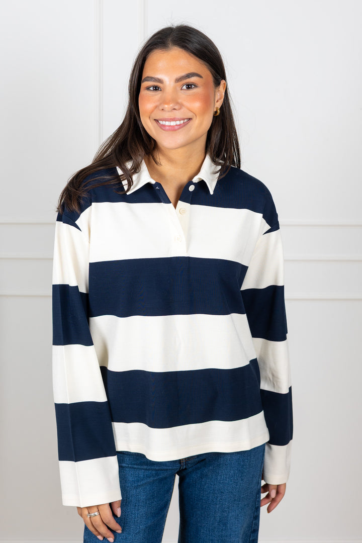 Amari T-Shirt After Midnight Stripe