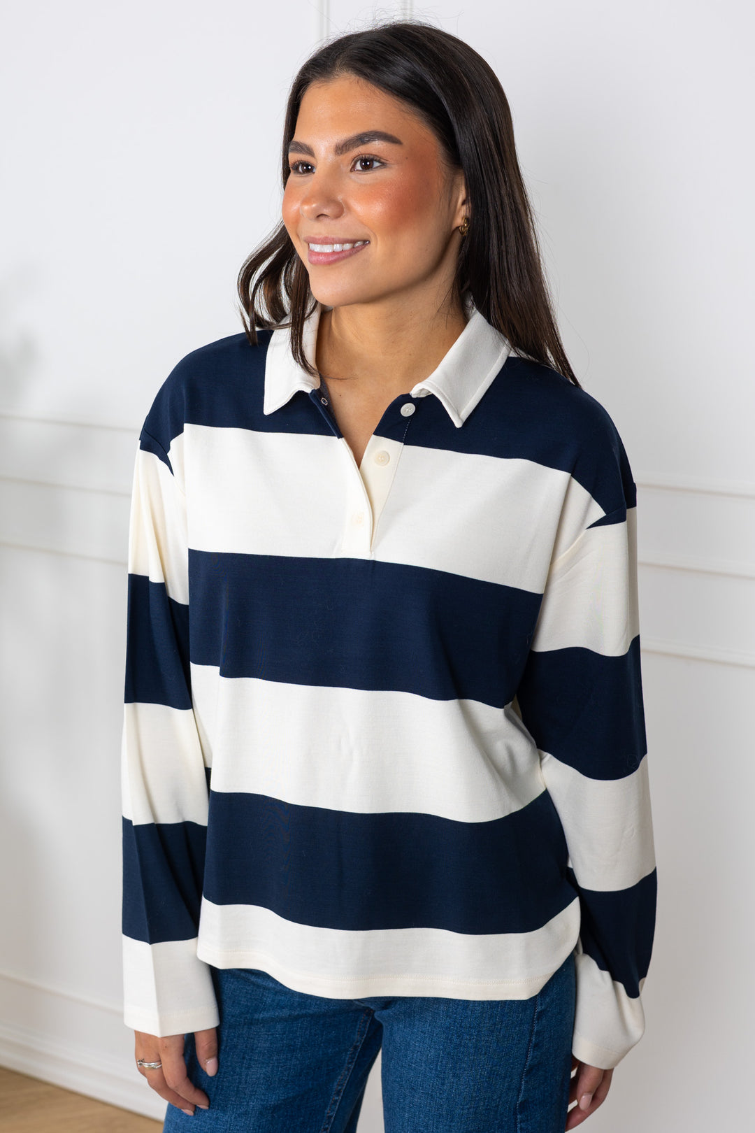 Amari T-Shirt After Midnight Stripe