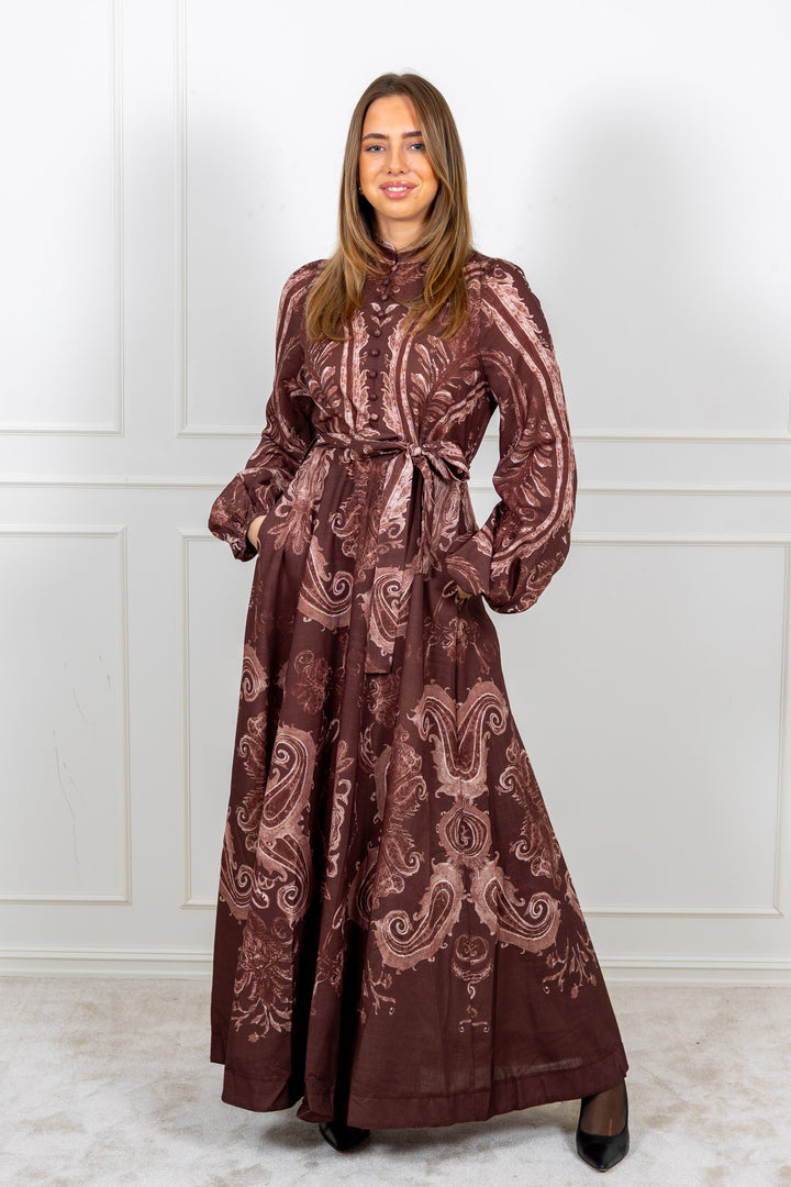 Frime Maxi Dress Choco