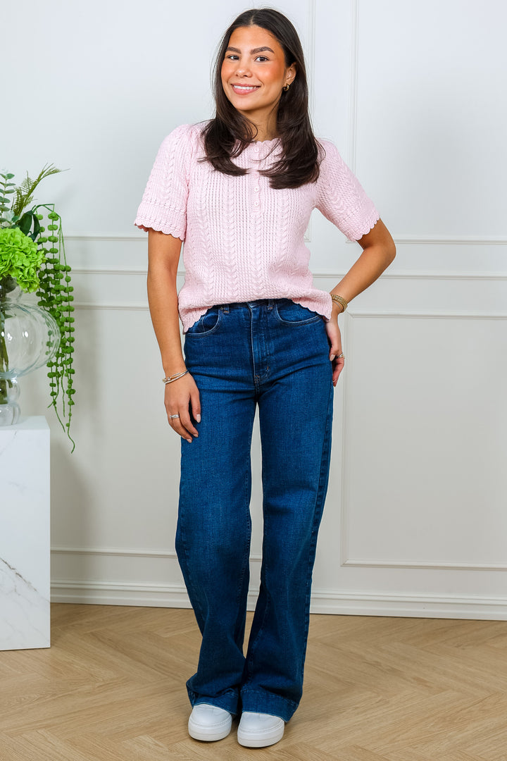 Esmeralda Pullover Pale Rose
