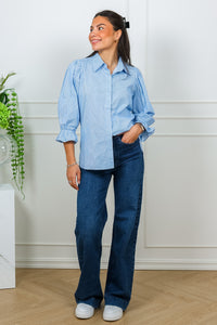 Amy Shirt Seaside Stripe